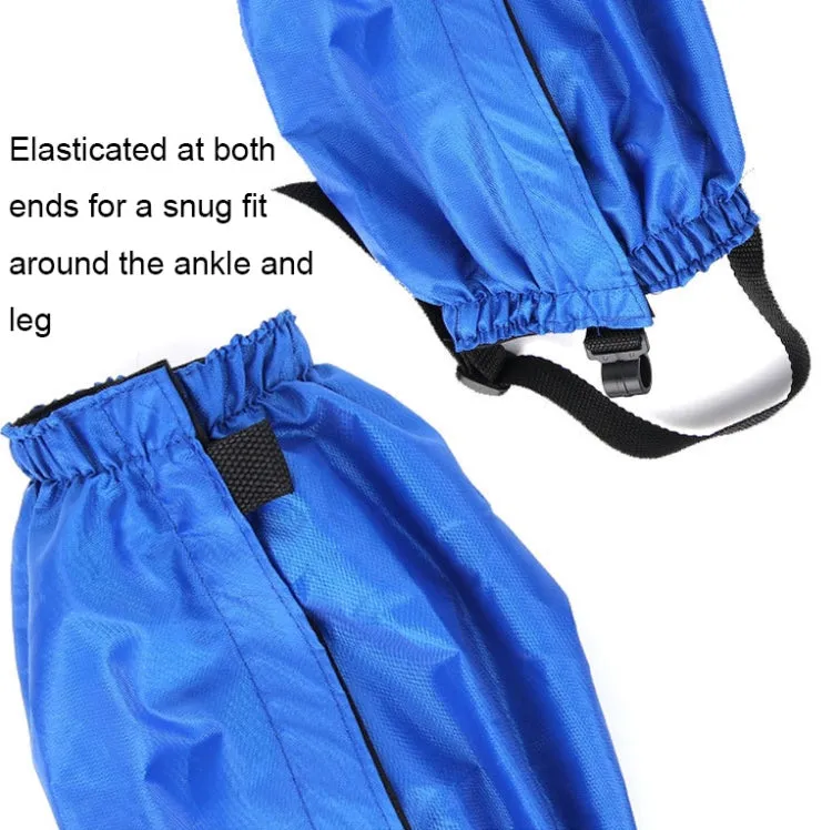 04 Outdoor Short Mountaineering Anti-Snow Leg Covers(Blue)