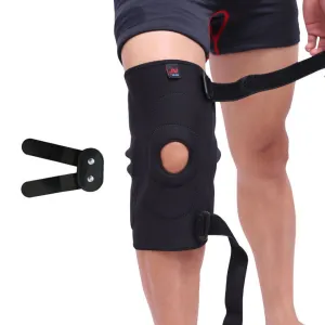 1PC Professional Sports Safety Knee Support Brace Patella Pads Hole Sports with Metal Plate