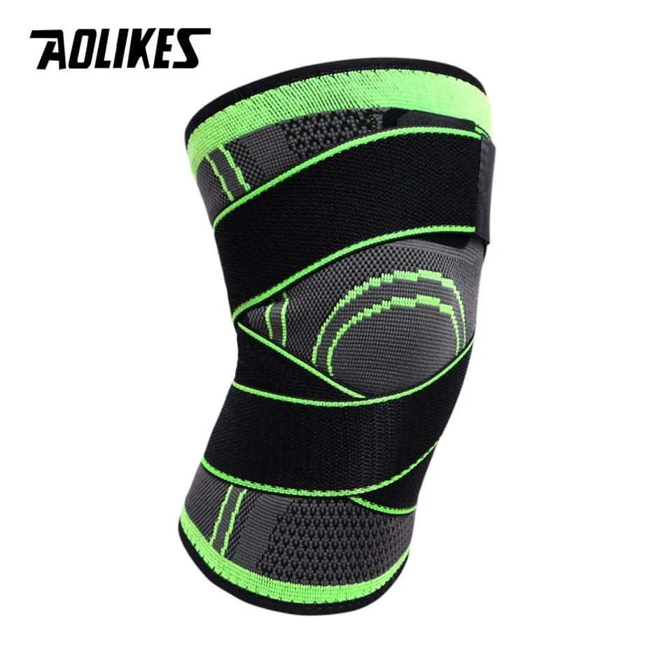 1piece Knee Support Professional Protective Sports Knee Pad Breathable Bandage Knee Brace