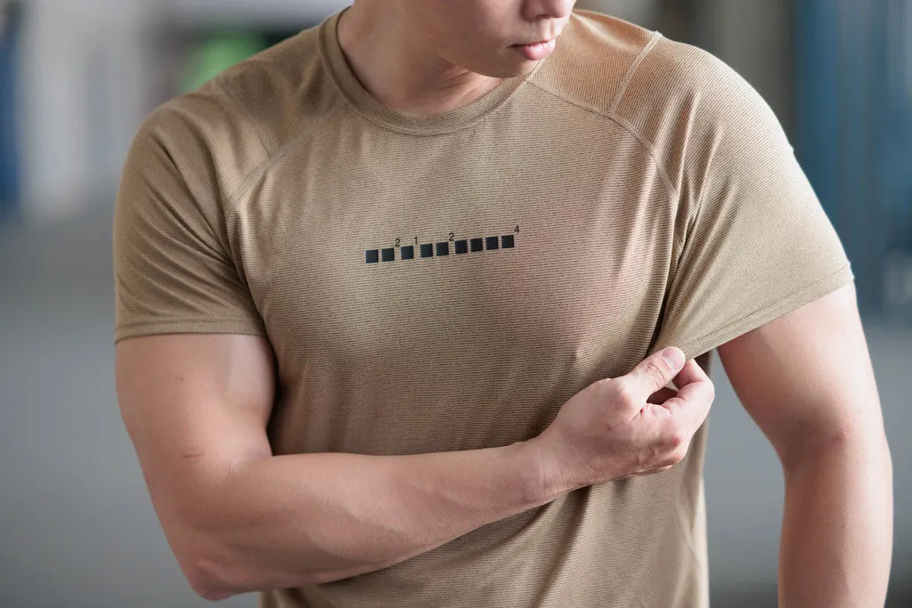 2124Fit Natural Tan Performance Tee