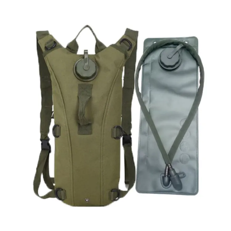 3L Outdoor Cycling Mountaineering Water Bag Duffel Backpack(Khaki)