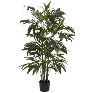 4' Artificial Bamboo Palm Silk Tree - Low Maintenance, Life-Like & Vibrant Silk Trees For Busy People.