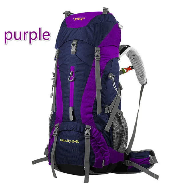 60 5L Professional Waterproof Rucksack Hiking Backpack Mountaineering Bag