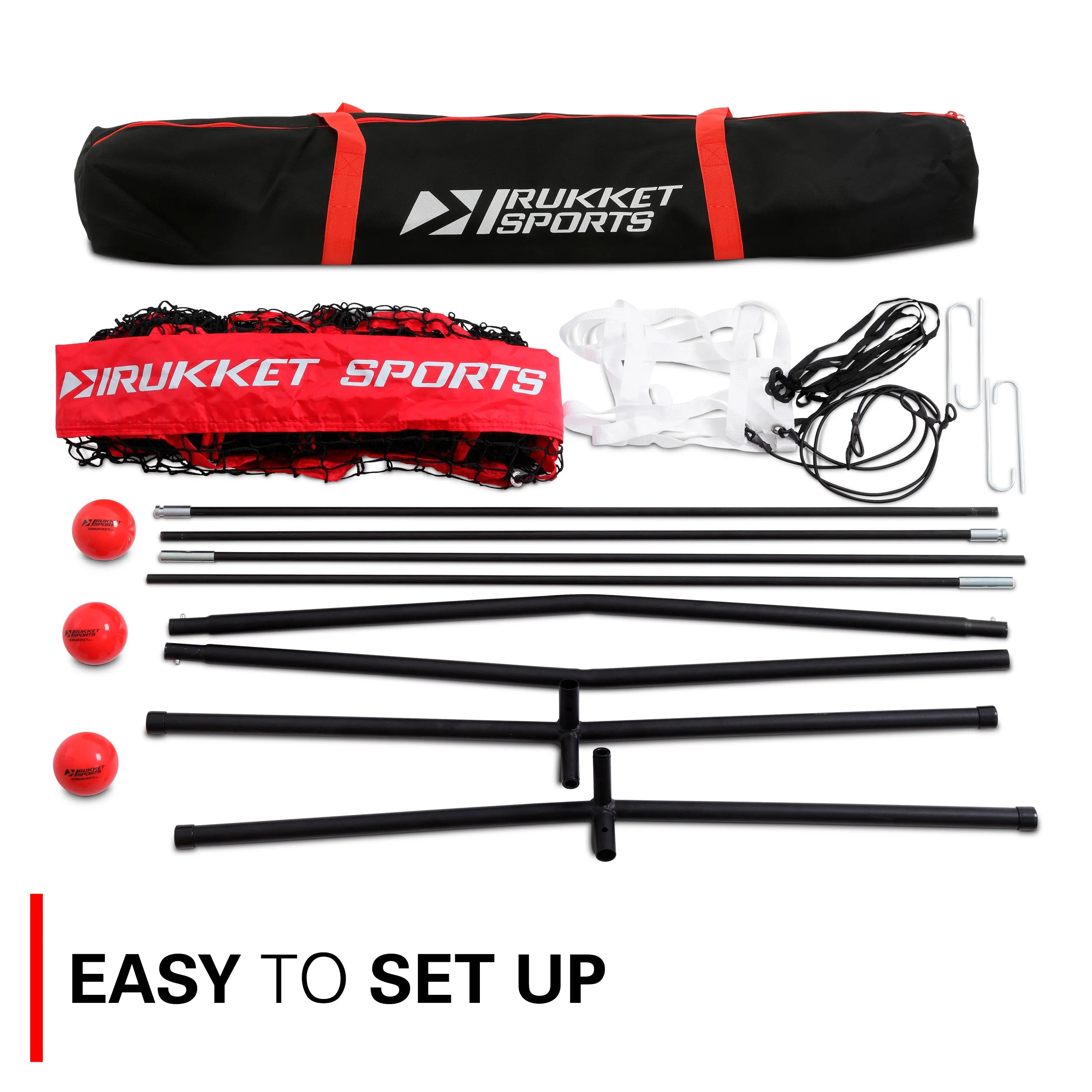 7x7 Sock It! Net PRO With 3 Training Balls & Adjustable Pitching Target