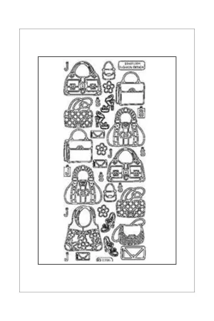 Adhesives - Stickers - Handbags - Gold