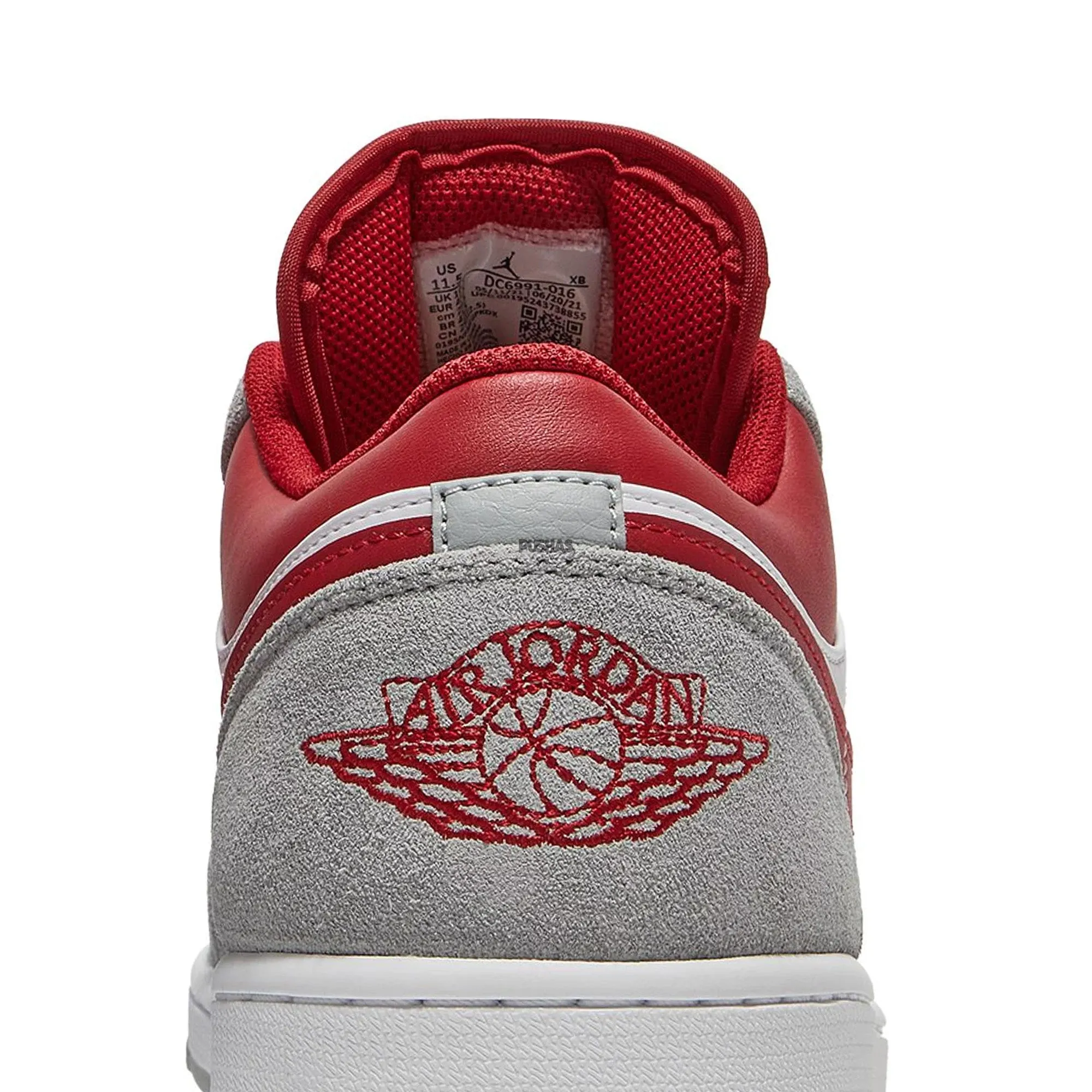 Air Jordan 1 Low SE 'Light Smoke Grey Gym Red' (2021)