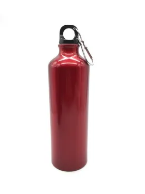 Aluminum Outdoor Sports Water Bottle Portable Mountaineering Bottle Riding Water Bottle, Capacity:600ml(Red)