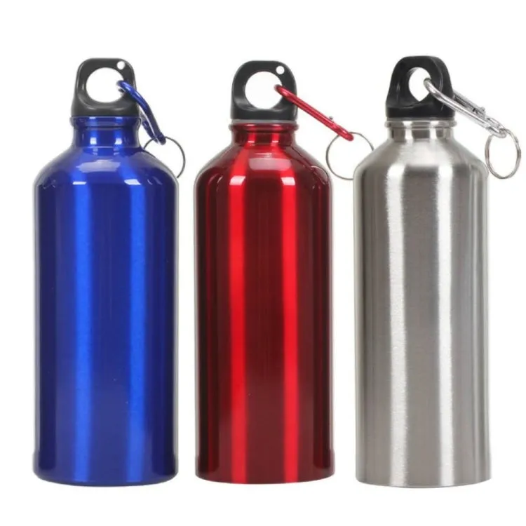 Aluminum Outdoor Sports Water Bottle Portable Mountaineering Bottle Riding Water Bottle, Capacity:750ml(Blue)