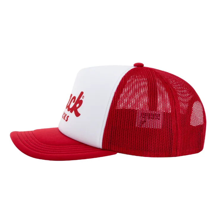 American Needle Mack Big Red Roscoe Trucker - White/Red