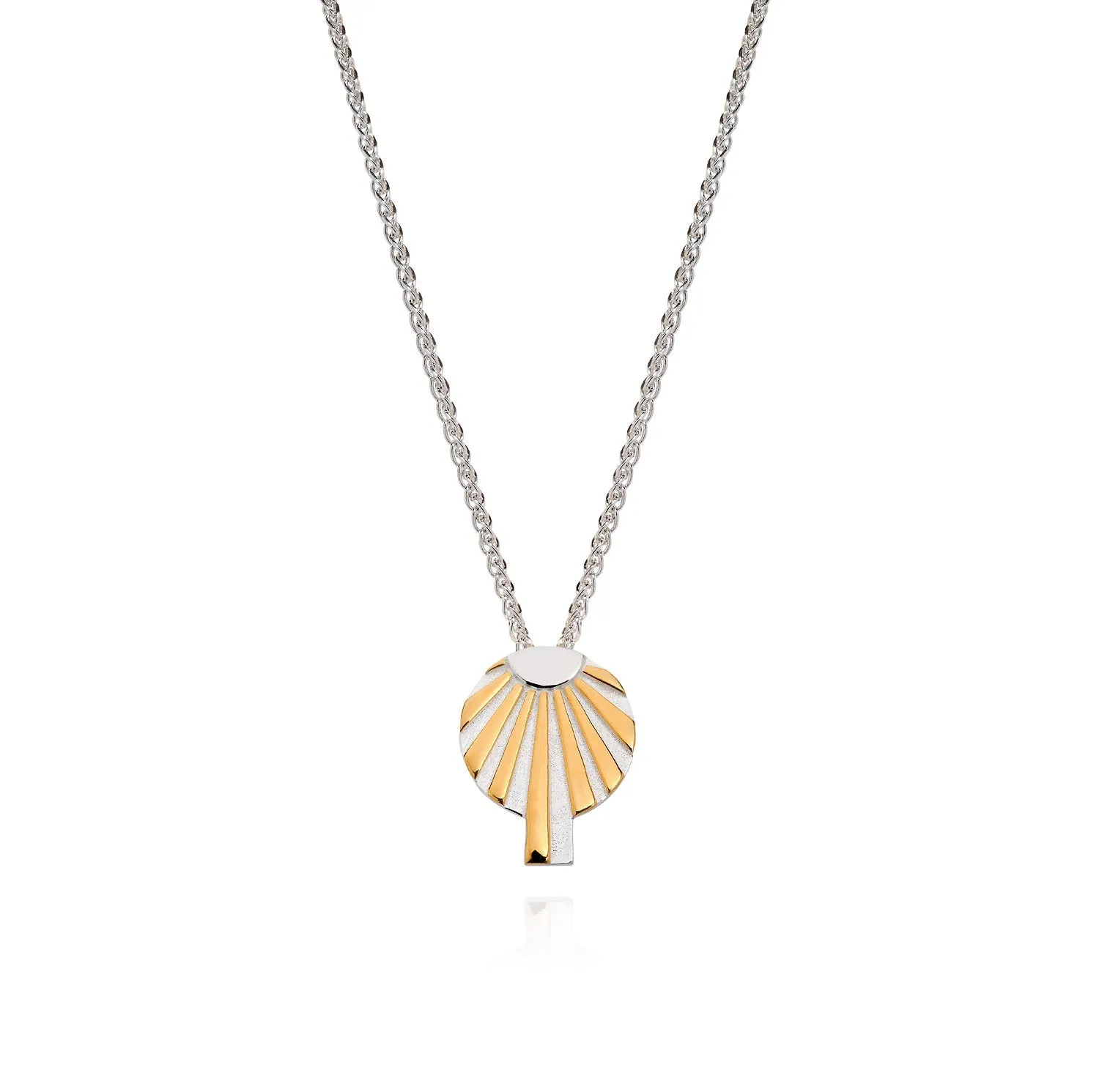 Art Deco Ray Initial Necklace by Yasmin Everley