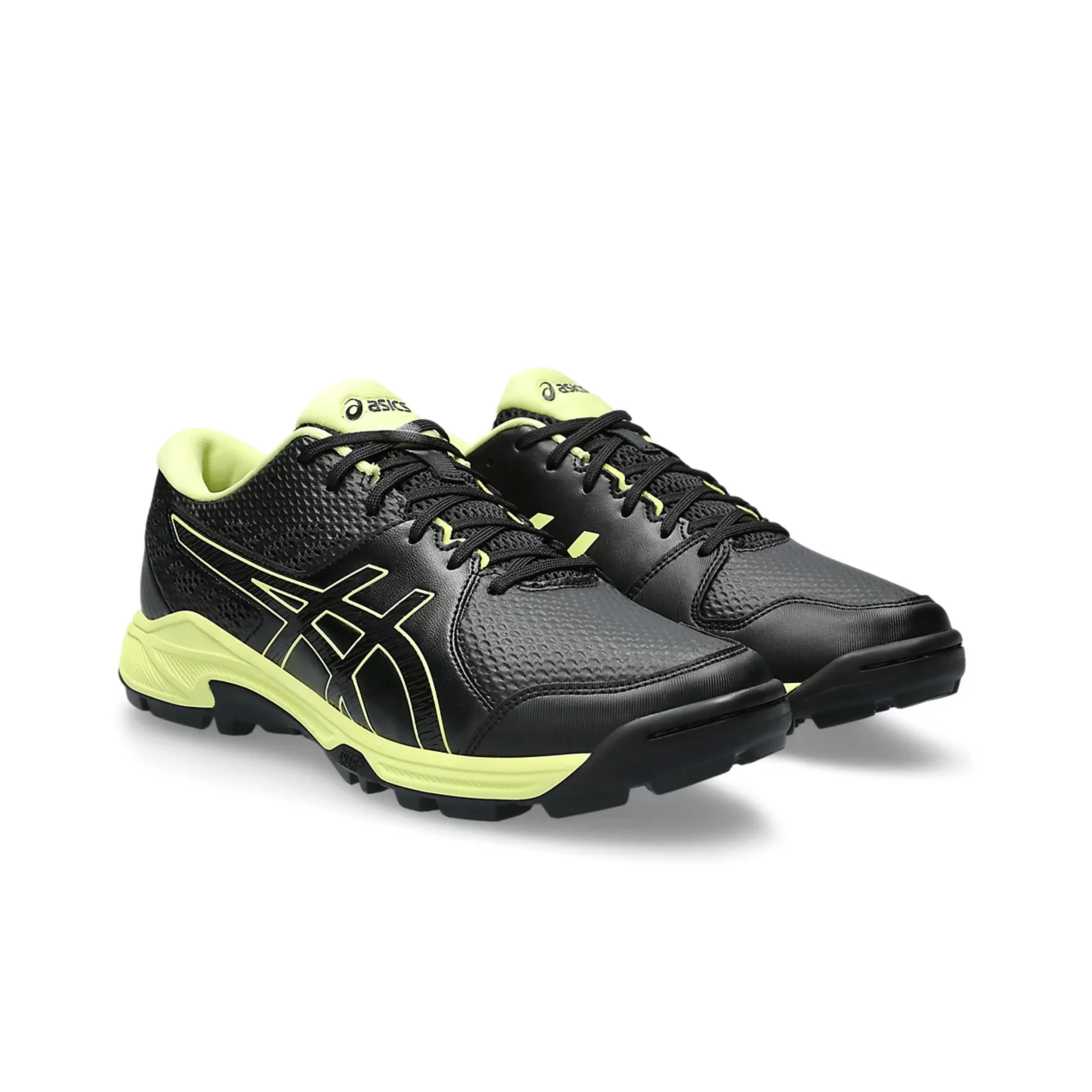 Asics Gel Peake 2 Men's Cricket Shoes - Black/Glow Yellow