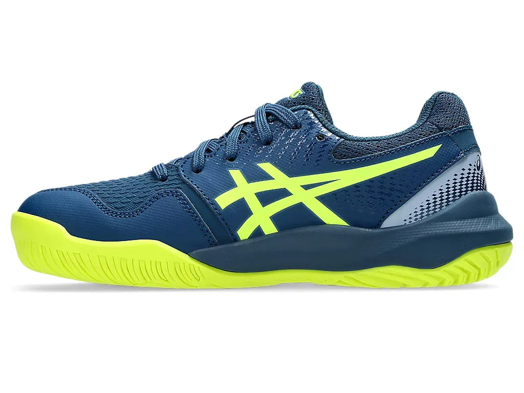 Asics Gel-Resolution 9 GS Kids Mako Blue/Saftey Yellow