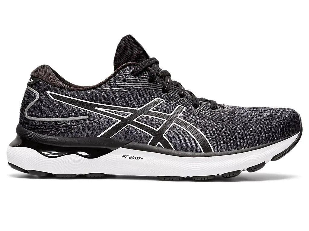 Asics Mens Gel Nimbus 24 - Black/White (1011B359-001)