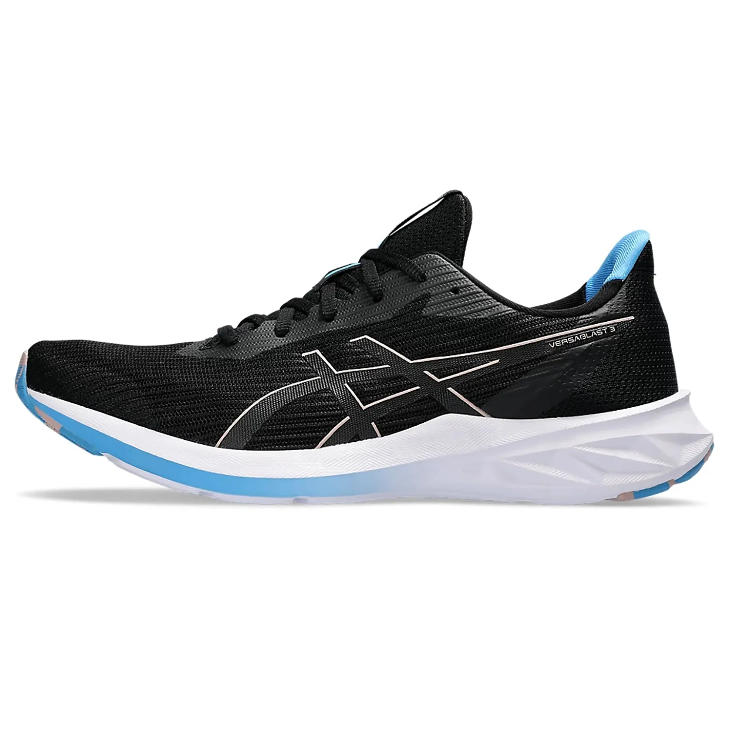 Asics Versablast 3 Men's Running Shoes, Black/Neutral Pink