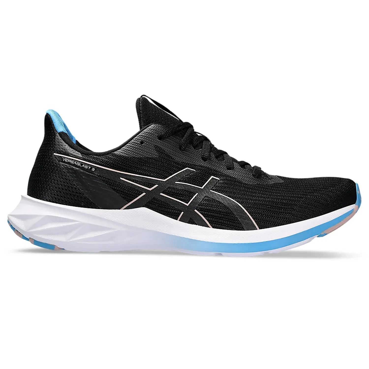 Asics Versablast 3 Men's Running Shoes, Black/Neutral Pink