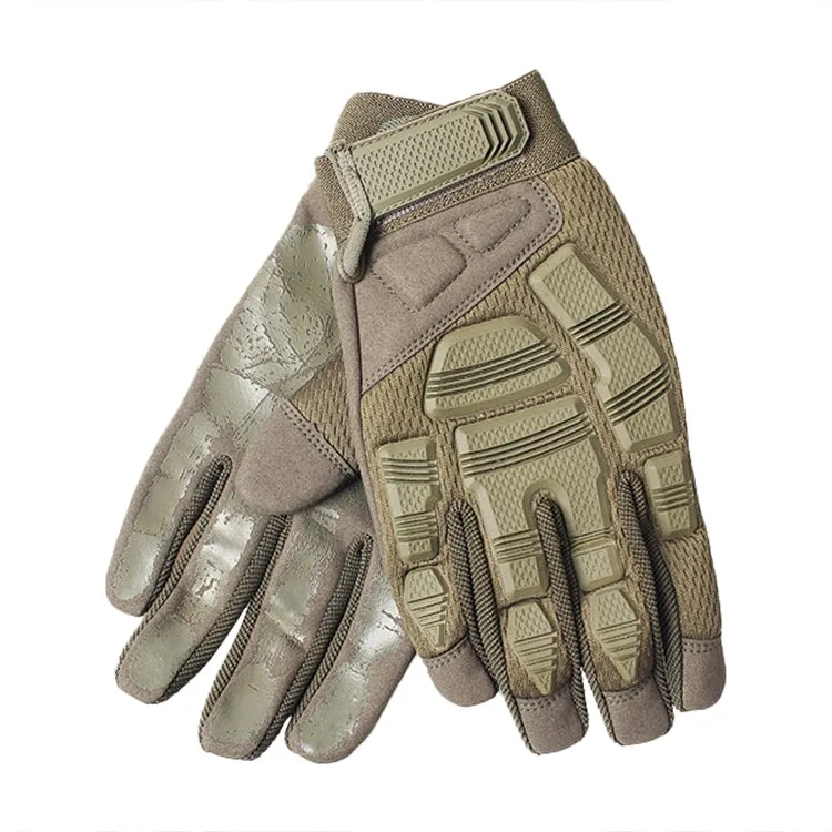 B33 Outdoor Mountaineering Riding Anti-Skid Protective Motorcycle Gloves, Size: S(Army Green)