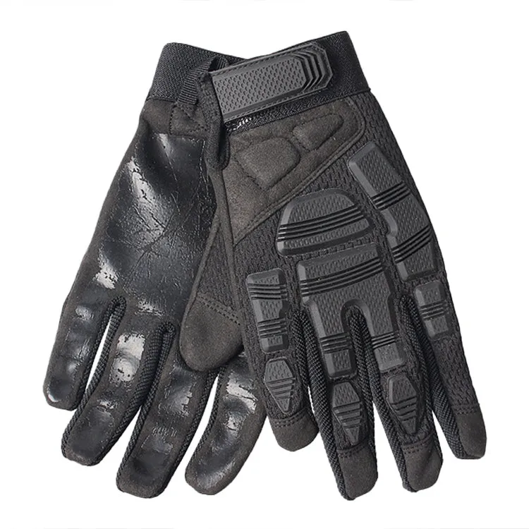 B33 Outdoor Mountaineering Riding Anti-Skid Protective Motorcycle Gloves, Size: XL(Black)