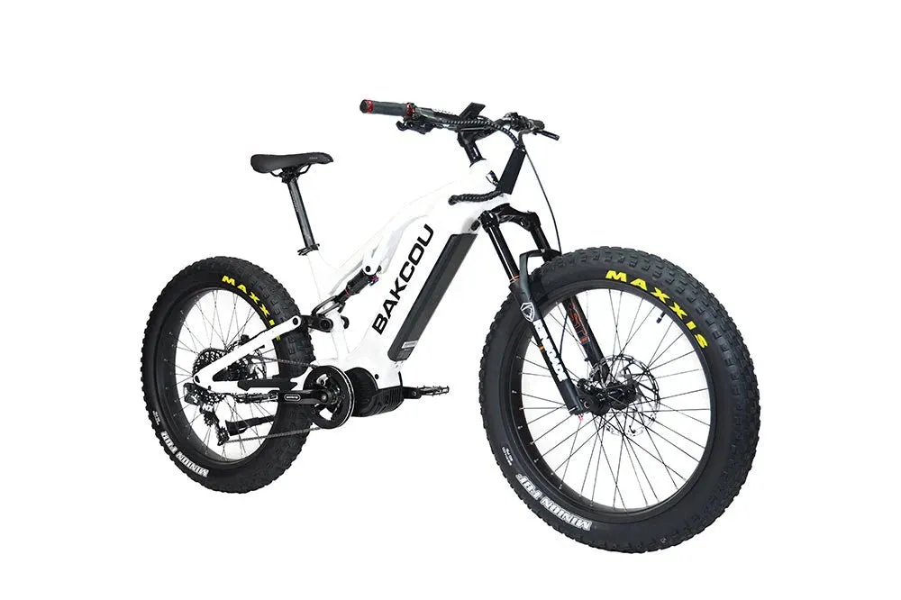 Bakcou Scout Fat Tire Electric Bike | Standard Shifting Options | Battery 48 Volt Lithium-Ion