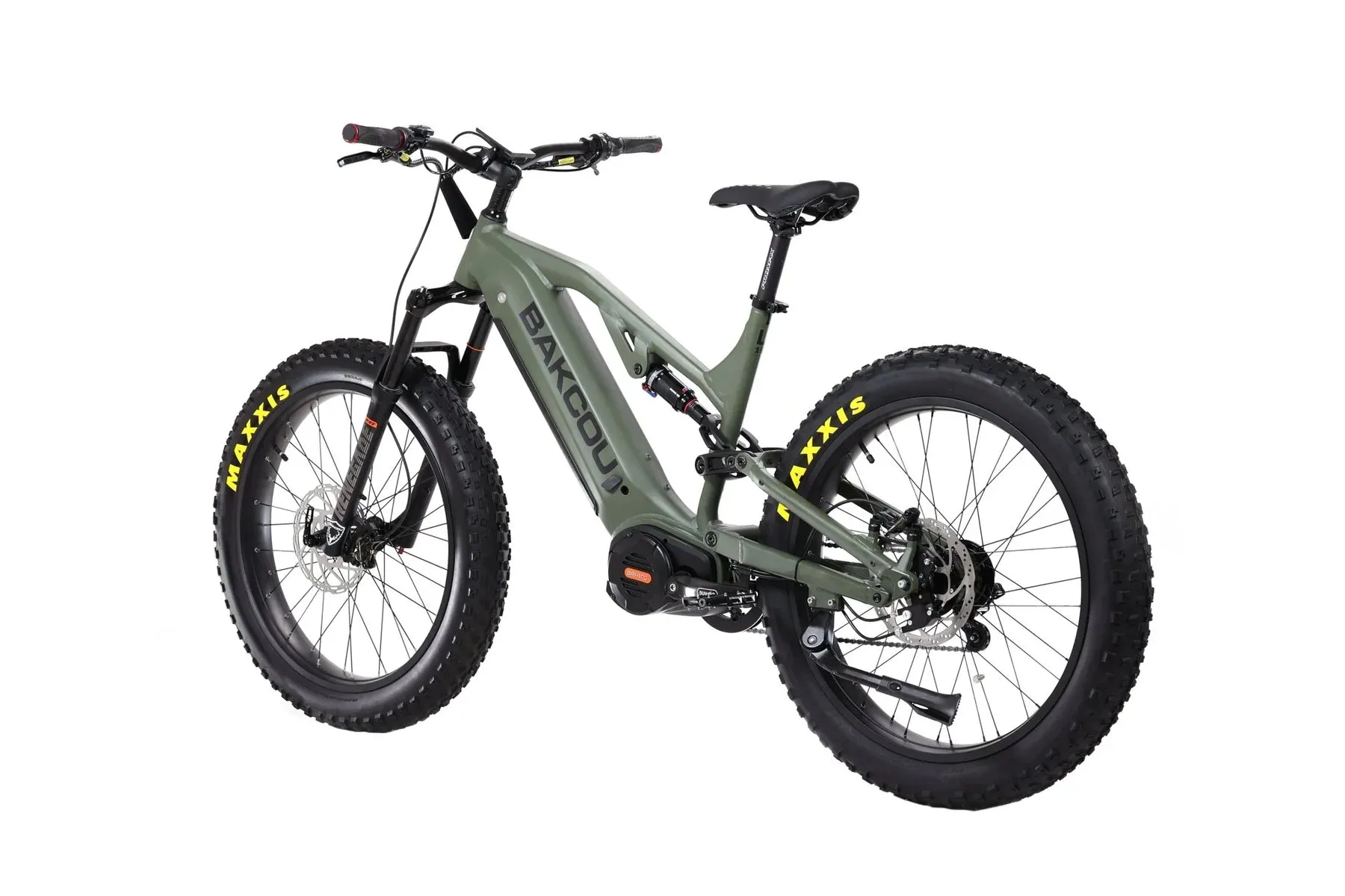 Bakcou Scout Jäger Fat Tire Electric Bike | Up-To 65 Miles Single Charge | 11-Speed Gear Ratio