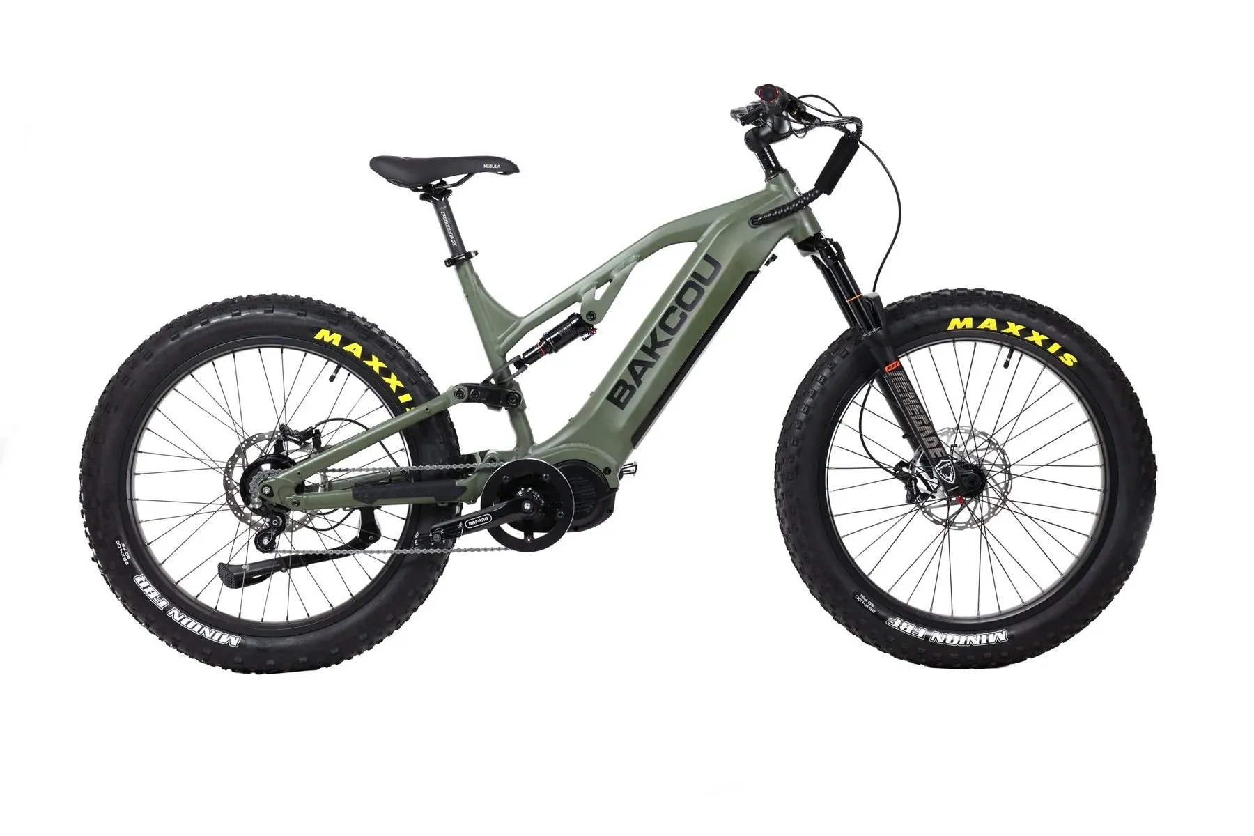 Bakcou Scout Jäger Fat Tire Electric Bike | Up-To 65 Miles Single Charge | 11-Speed Gear Ratio