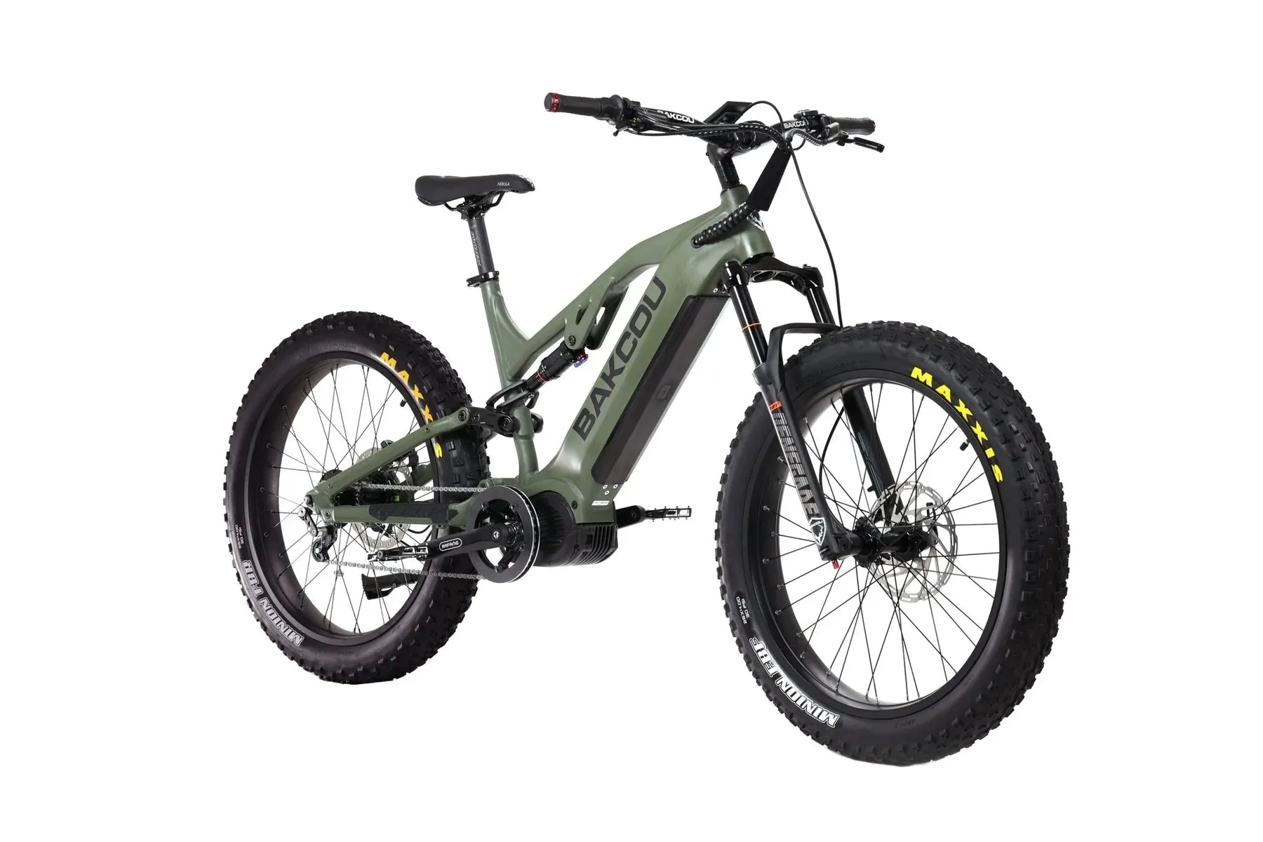 Bakcou Scout Jäger Fat Tire Electric Bike | Up-To 65 Miles Single Charge | 11-Speed Gear Ratio