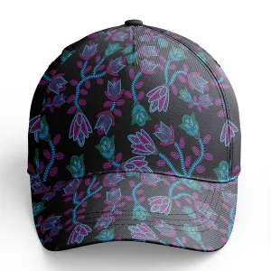 Beaded Blue Nouveau Snapback Hat