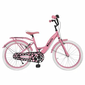 Beetle Panache 20T Kids Cycle with 12 Inches Steel Frame for 6 to 10 Year olds, Pink, Unisex