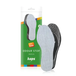 Best Shoe Insoles Inserts for Children | Bad Smell Odor-Eater Technology with Breathable Foam |Cut to Fit | Kaps Odour Stop Kids Made in Europe