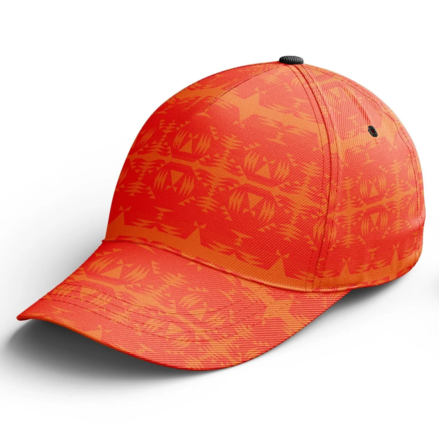 Between the Mountains Orange Snapback Hat