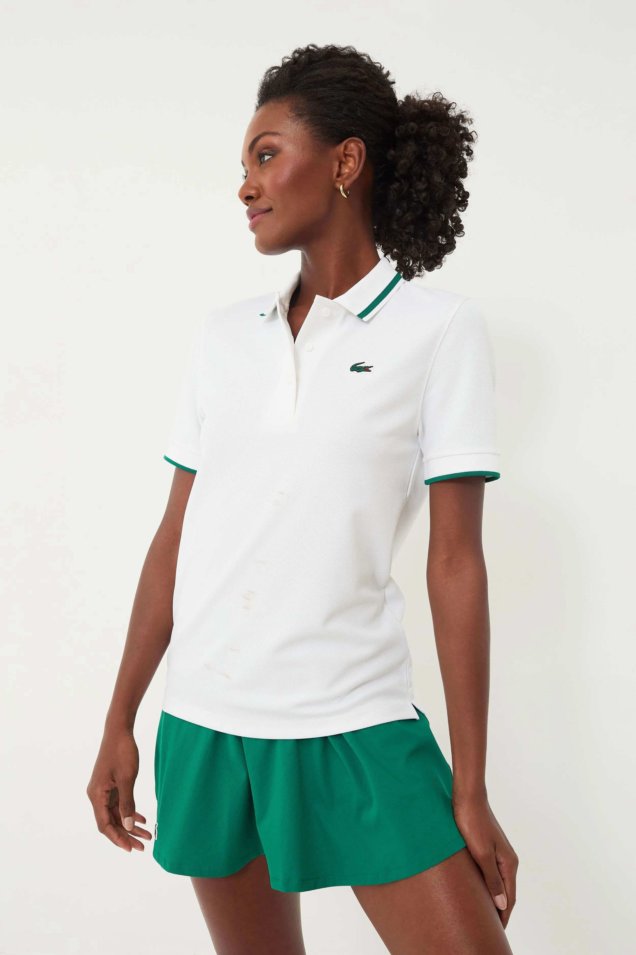 Blanc Performance Pique Polo