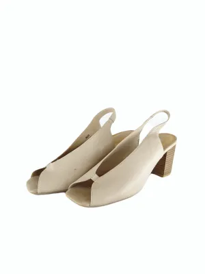 Blue Illusion Nude Slingback Heel 40