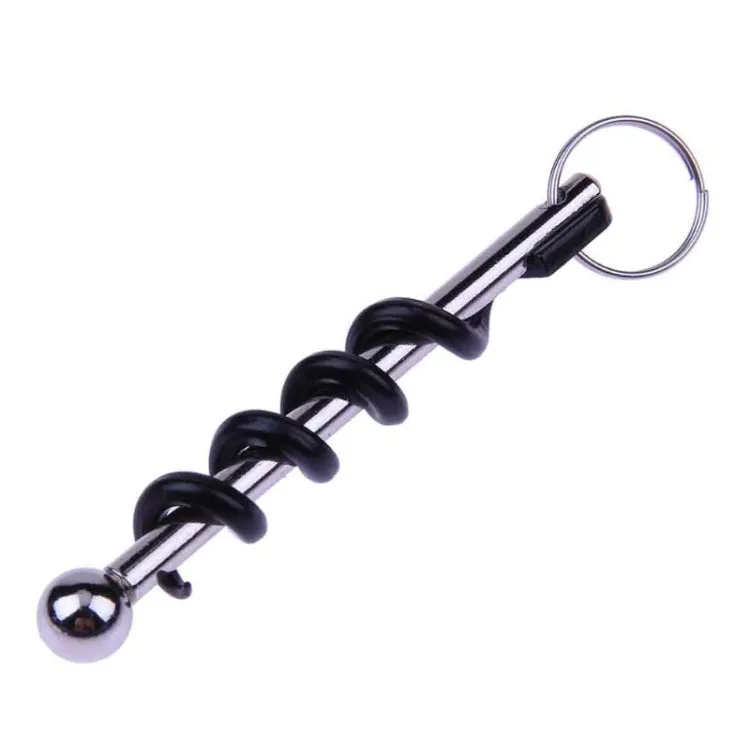 Bottle Opener Outdoor Mini EDC Cork Screw Red Wine Bottle Opener Keyring Multi-functional Camping Survival Equipment Tool