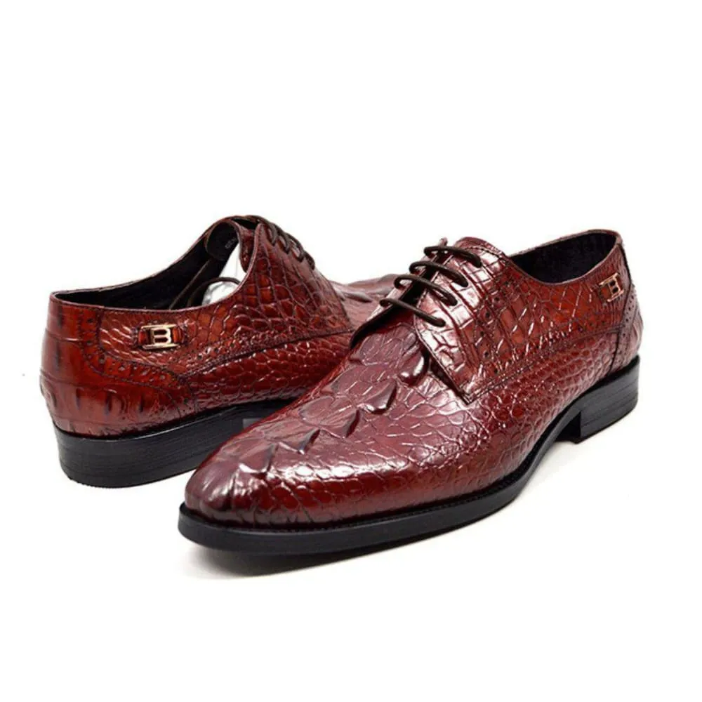 British Walkers Elegance Men's Crocodile Leather Loafers