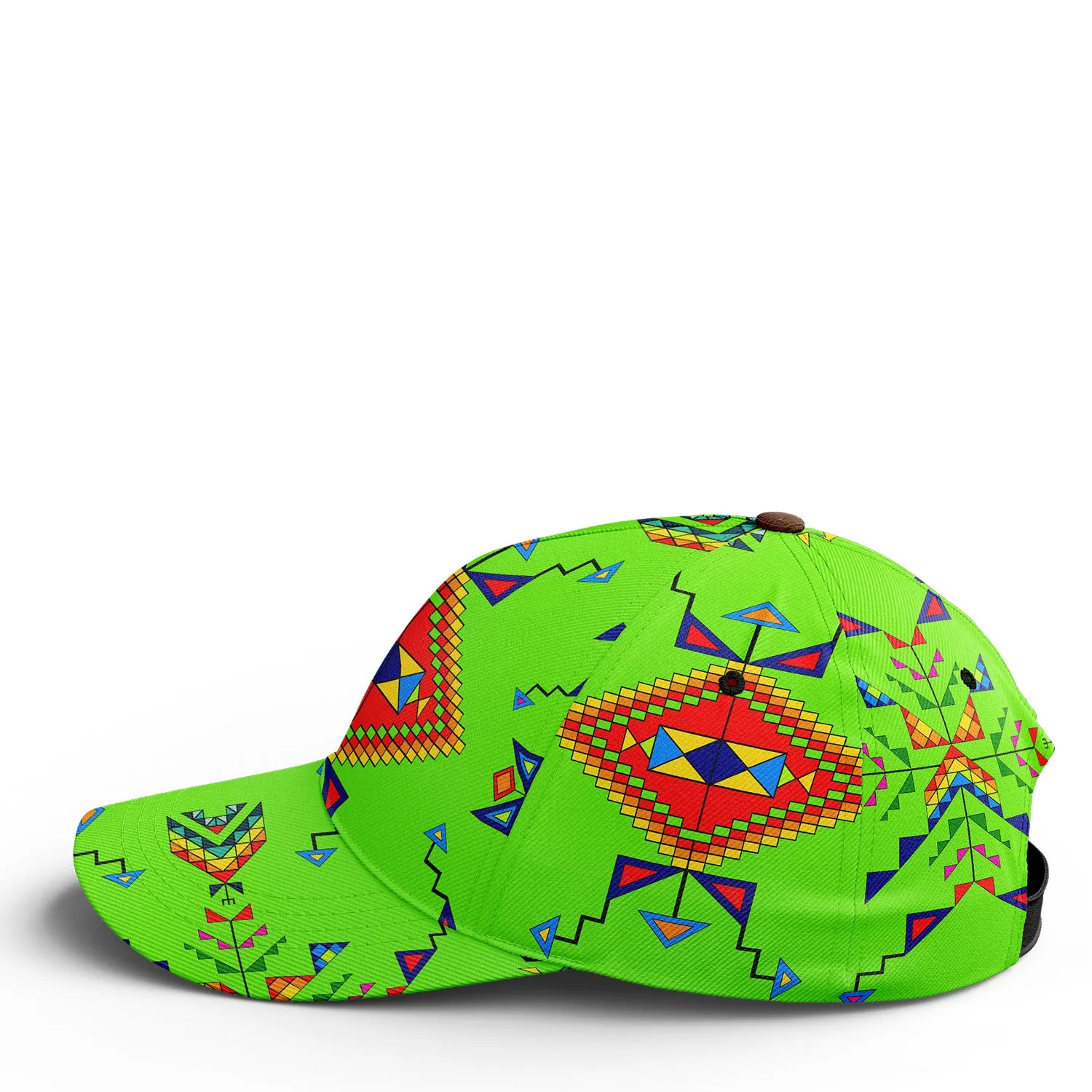 Buffalo Jump Neon Green Snapback Hat