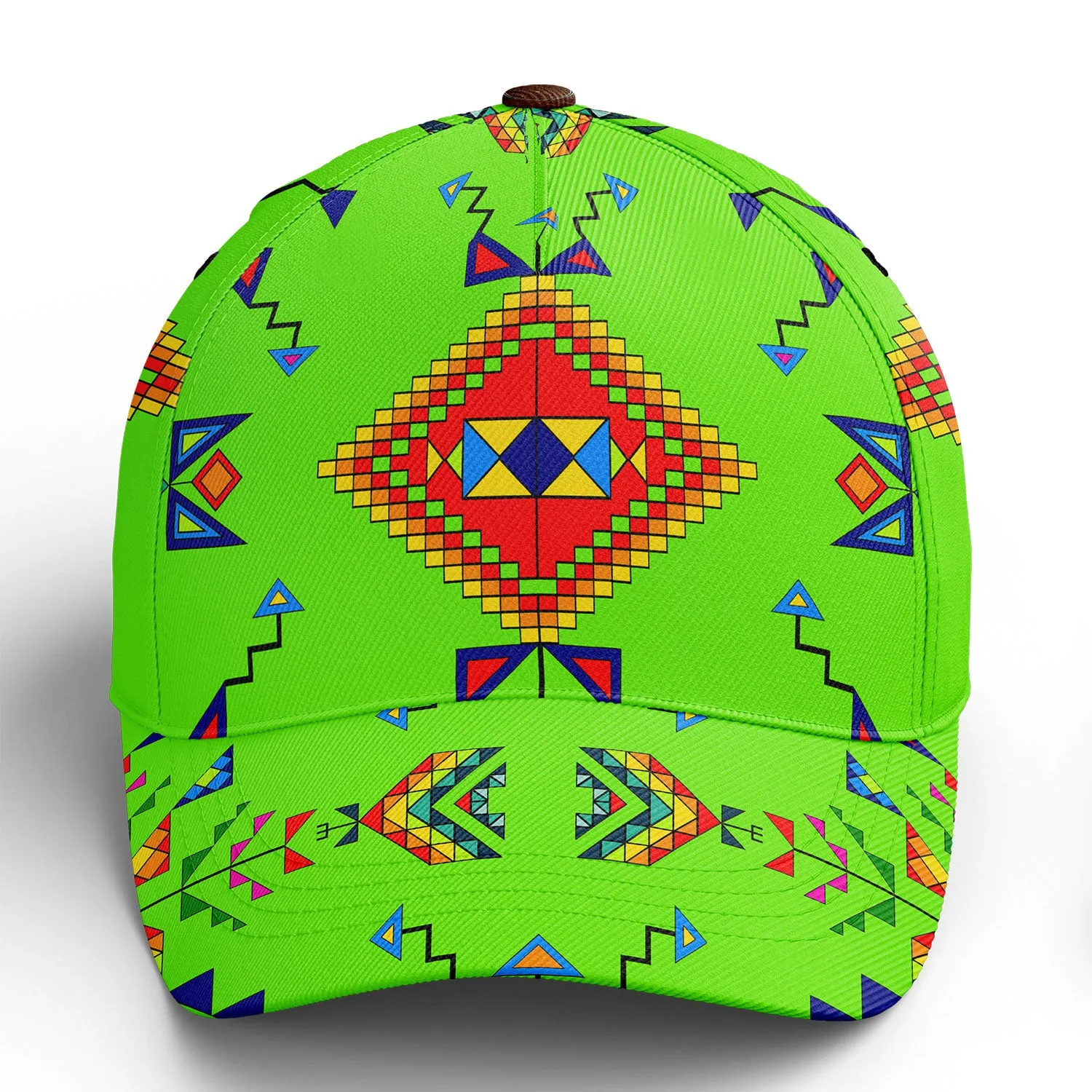 Buffalo Jump Neon Green Snapback Hat