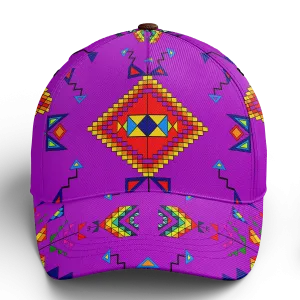 Buffalo Jump Purple Snapback Hat