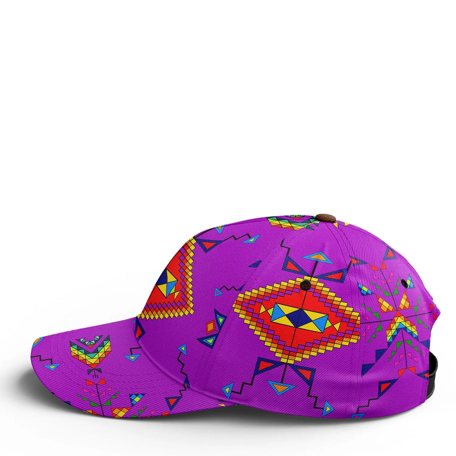 Buffalo Jump Purple Snapback Hat