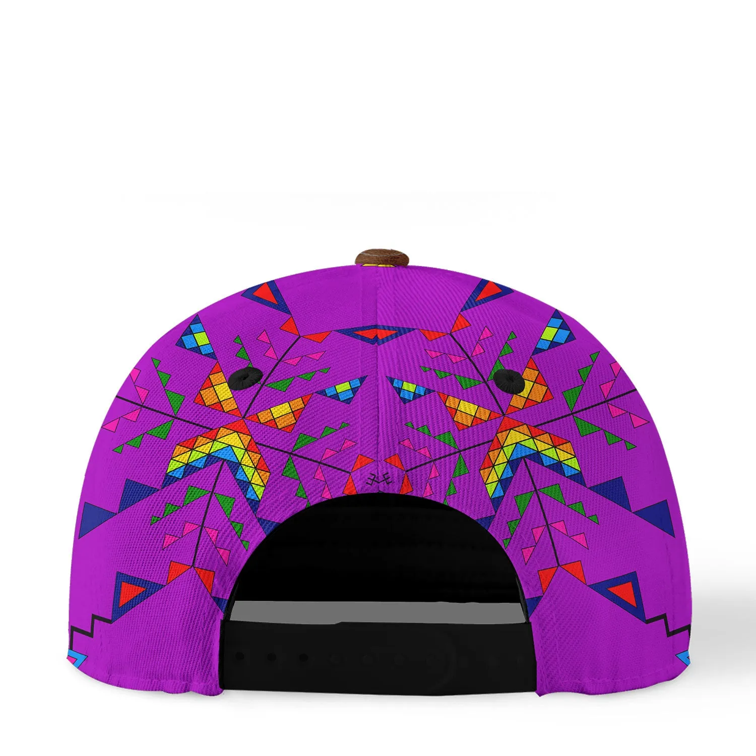 Buffalo Jump Purple Snapback Hat