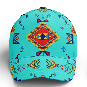 Buffalo Jump Turquoise Snapback Hat