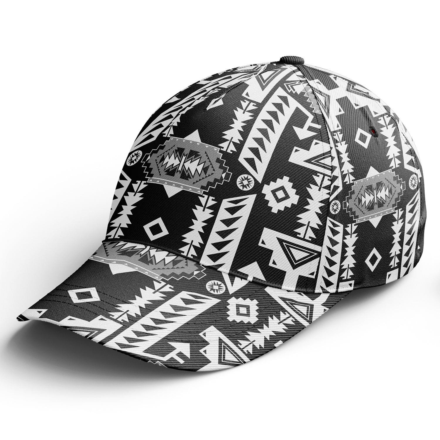 Chiefs Mountain Black and White Snapback Hat