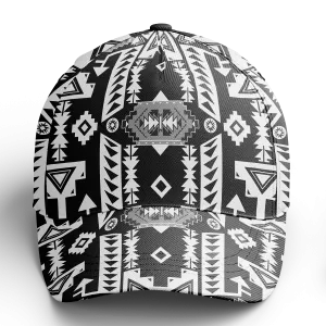 Chiefs Mountain Black and White Snapback Hat