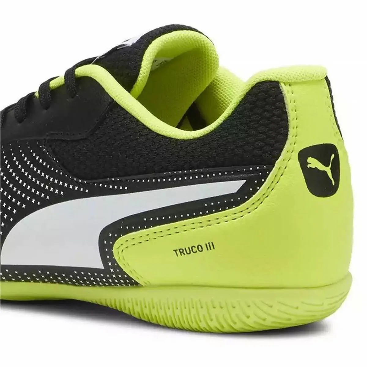 Children's Indoor Football Shoes Puma TRUCO II Black Children's Unisex