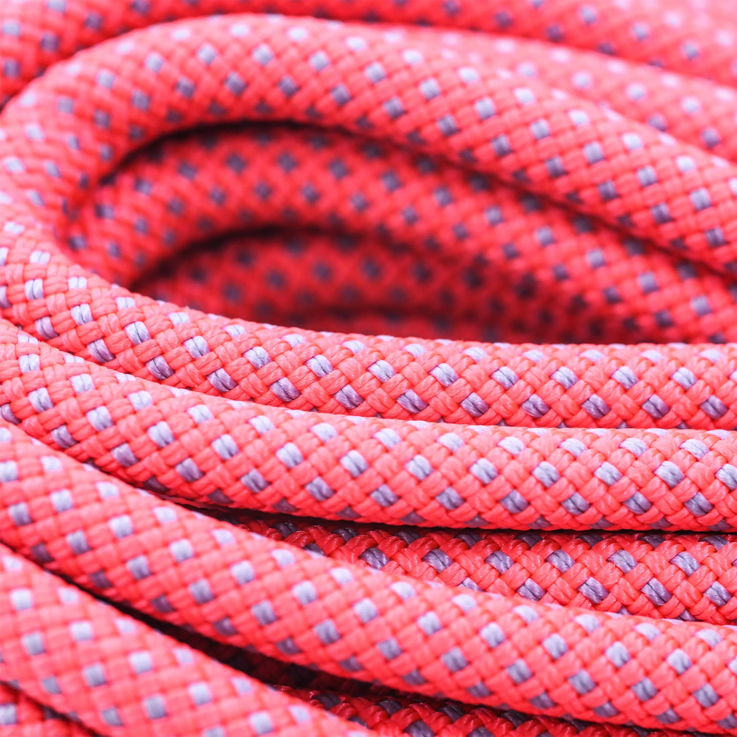 Climbing rope Simond 8.9 mm × 50 m, pink / gray