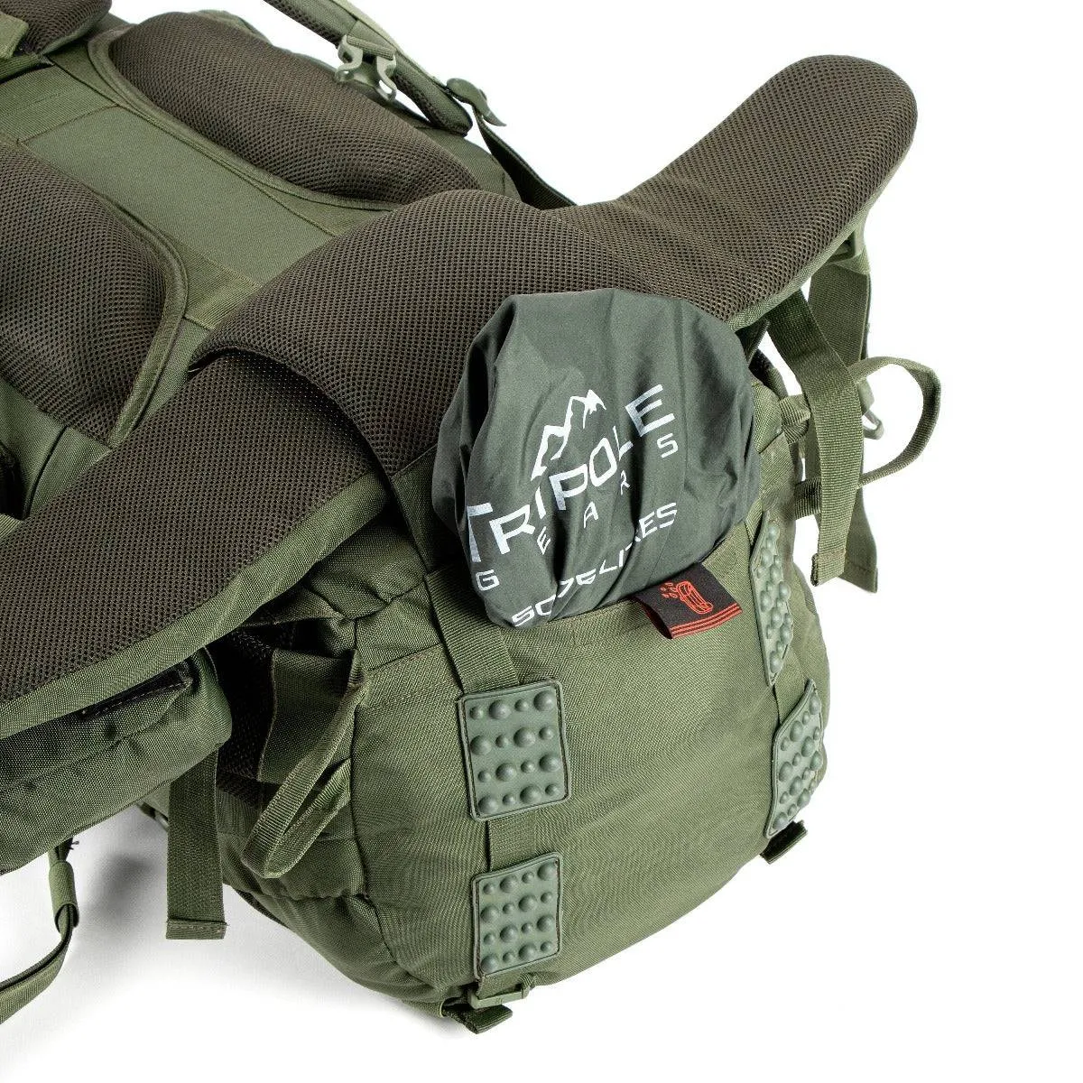 Colonel Series Rucksack   Detachable Day Pack & Rain Cover - 80 Litres- Army Green