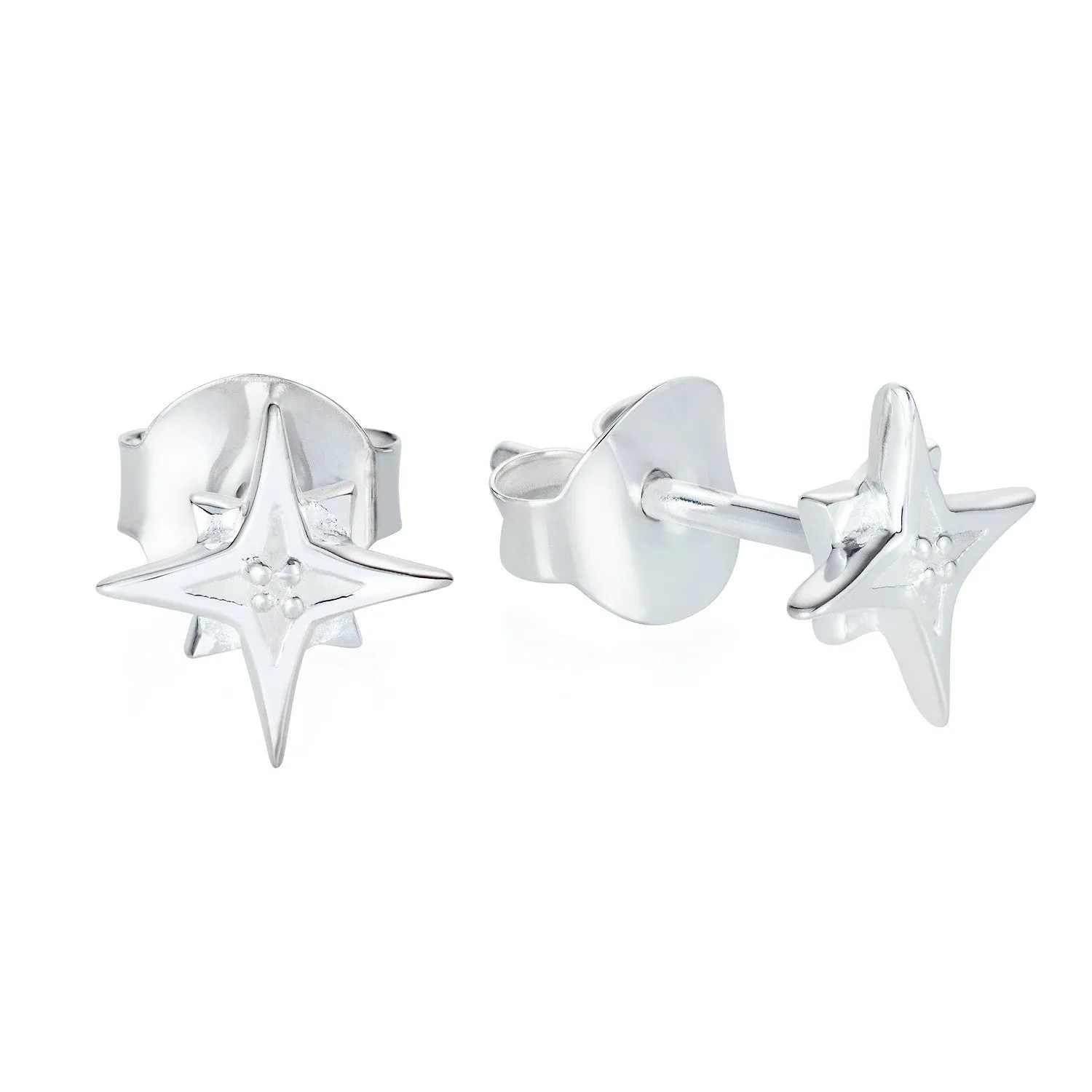 Compass Star Stud Earrings by Yasmin Everley