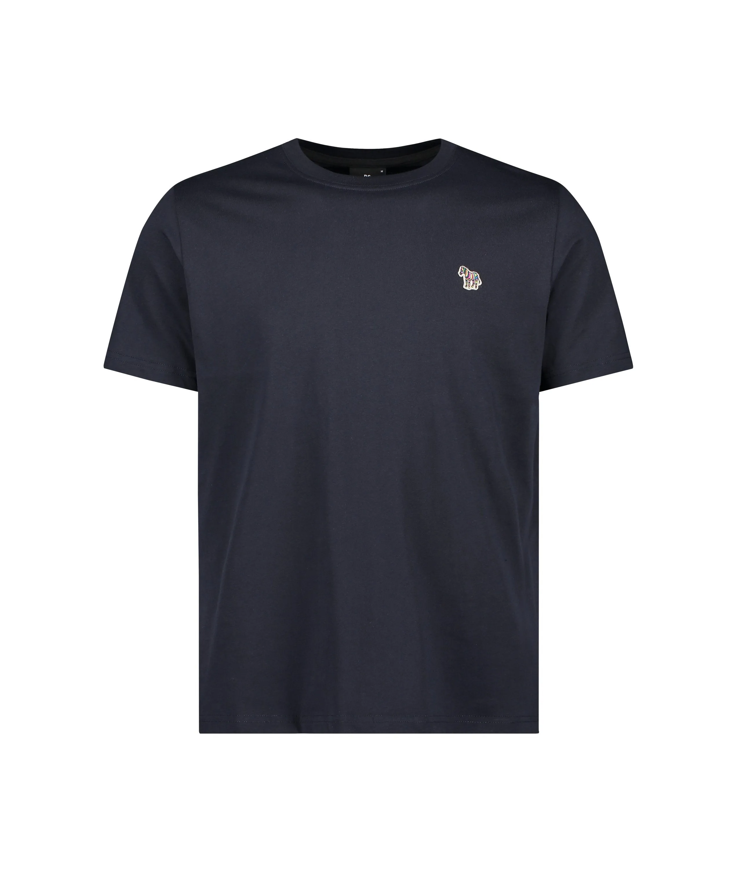 Cotton Zebra Logo T-Shirt - Navy