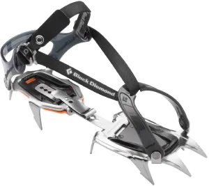 Crampons with contact strap and ABS plates Black Diamond, gray