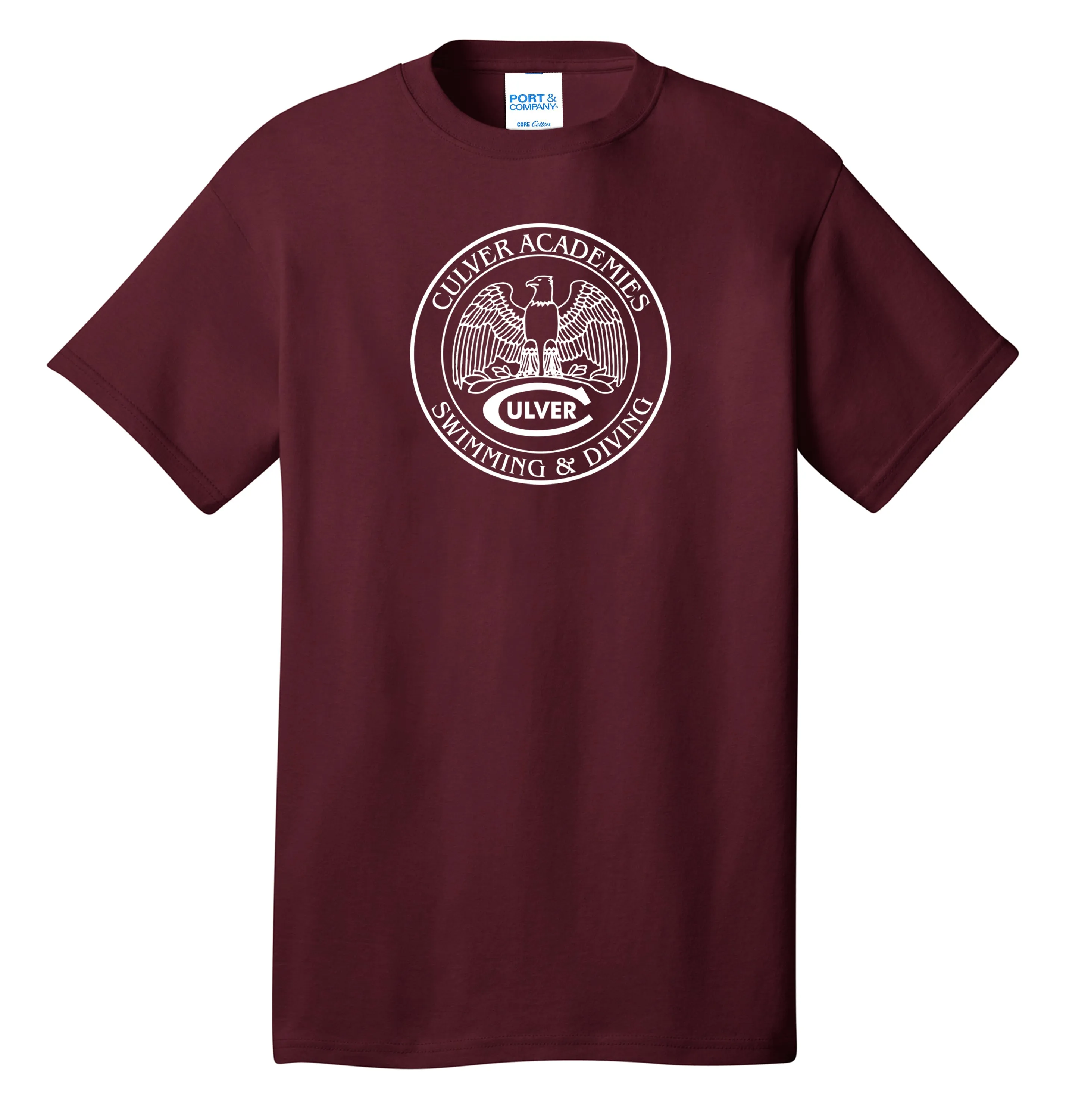 Culver Athletics Tees - Swim & Dive - Maroon