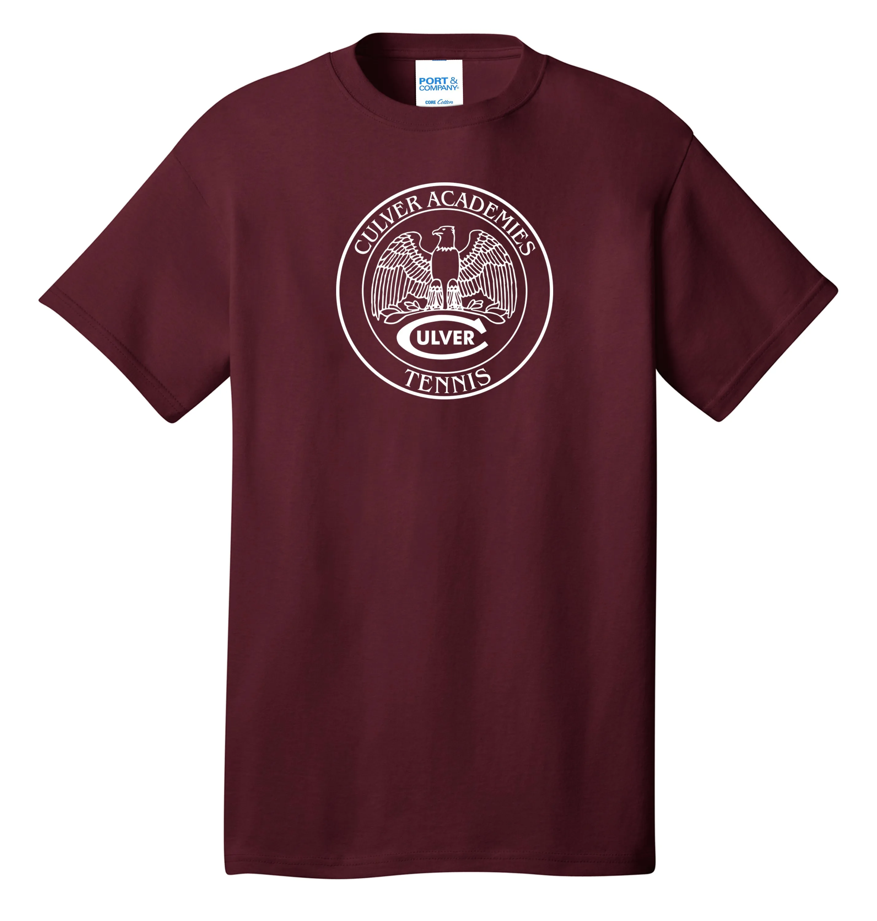 Culver Athletics Tees - Tennis - Maroon