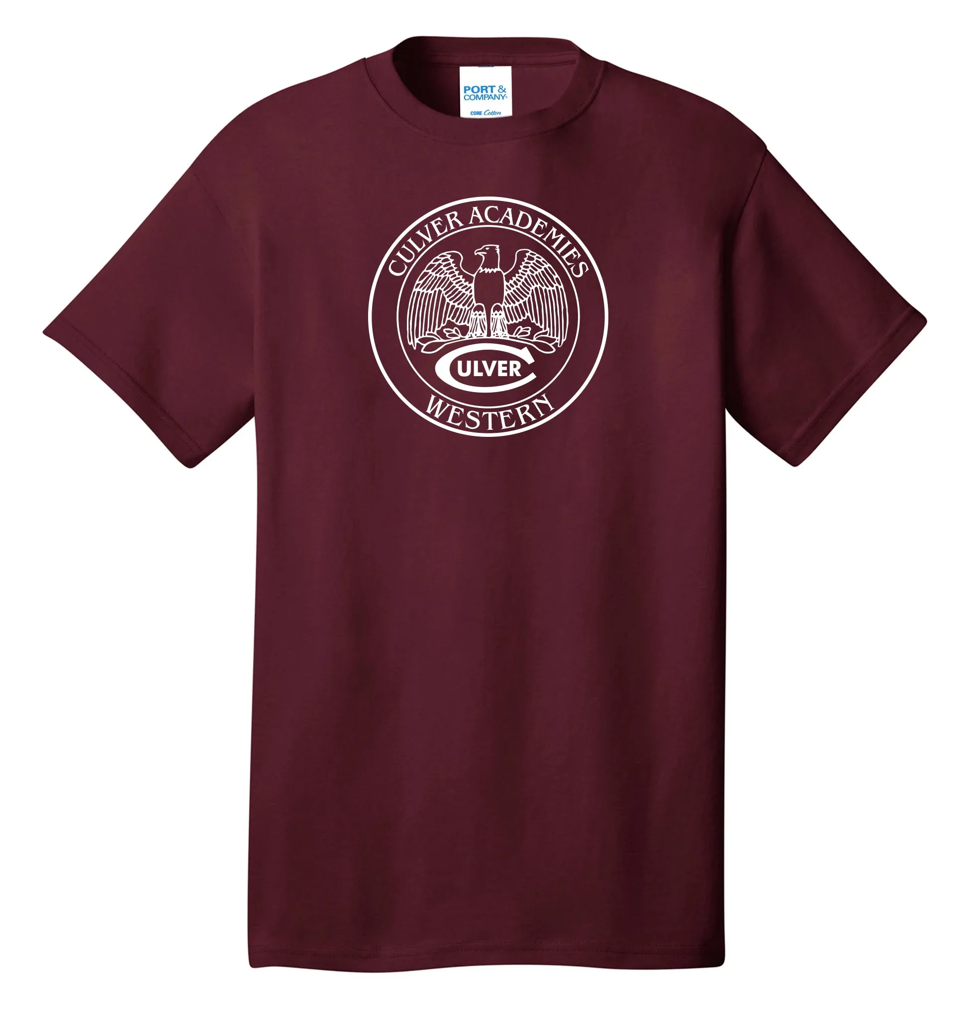 Culver Athletics Tees - Western - Maroon